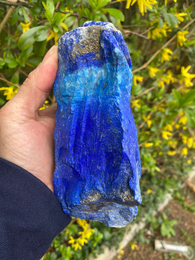 Lapis Lazuli rough Electric Royal Blue Madani- 1420g
