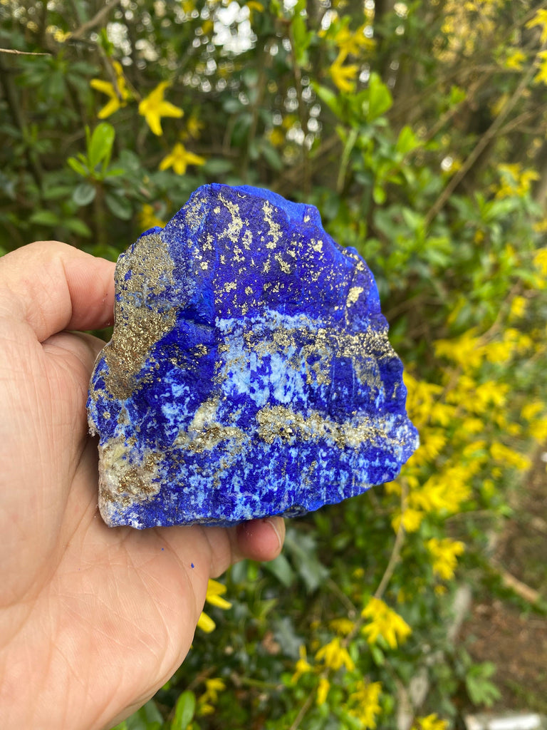 Lapis Lazuli rough Electric Royal Blue Madani- 505g