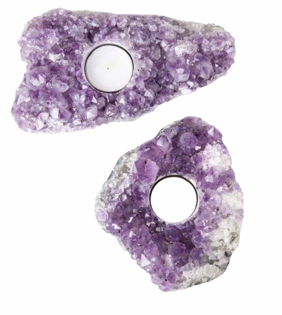 Amethyst Tea Light Holder