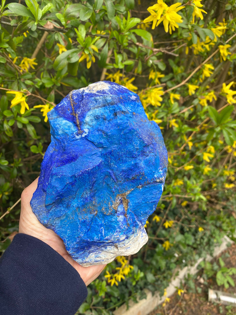 Lapis Lazuli rough Rare Ocean Blue Madani- 1420g