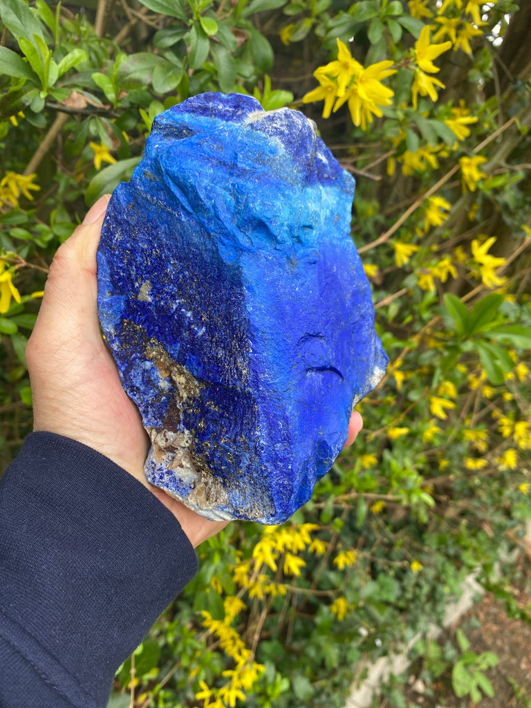 Lapis Lazuli rough Rare Ocean Blue Madani- 1420g