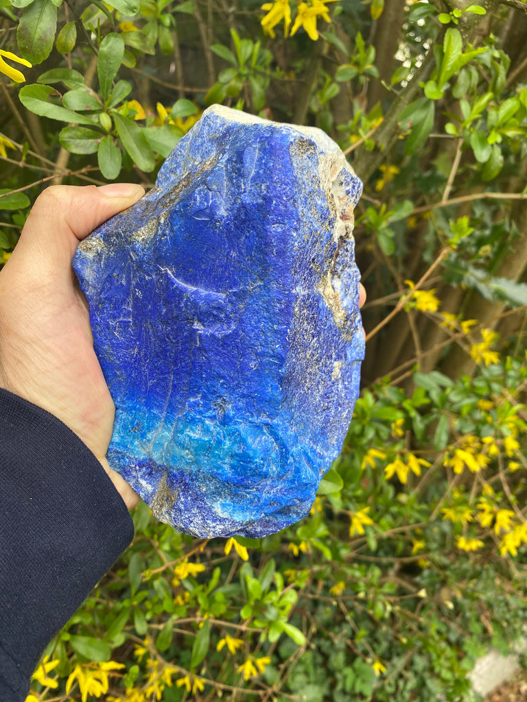 Lapis Lazuli rough Electric Royal Blue Madani- 1420g