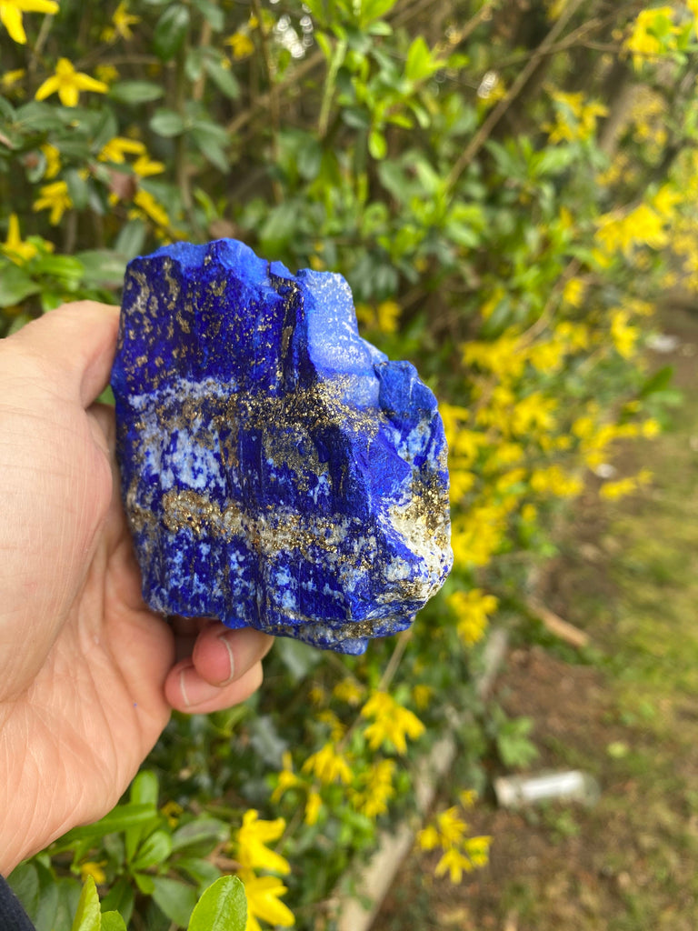 Electric Royal Blue Madani Lapis Lazuli rough - 505g