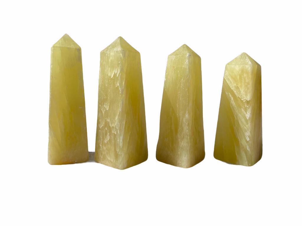 Yellow Calcite Obelisk