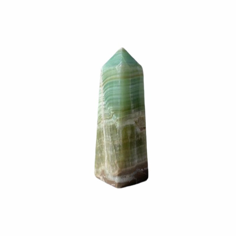 Pistachio Calcite Obelisk