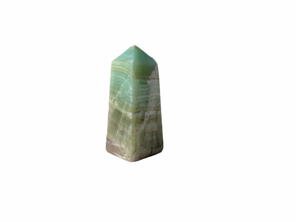 Pistachio Calcite Obelisk