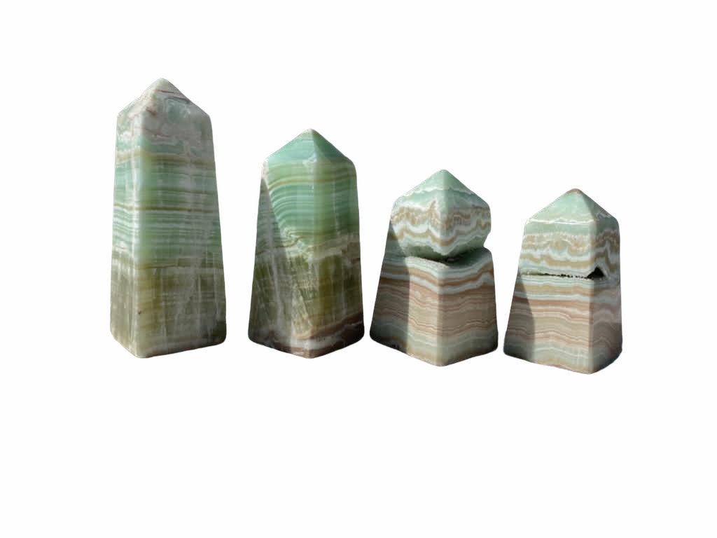 Pistachio Calcite Obelisk