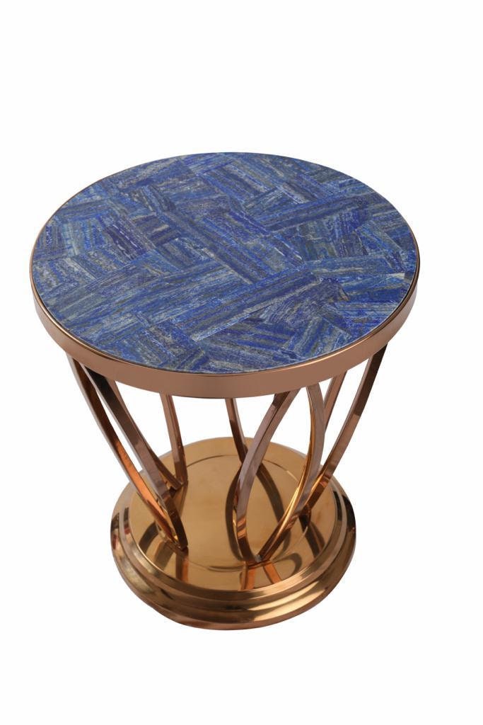 Lapis Lazuli Side Table