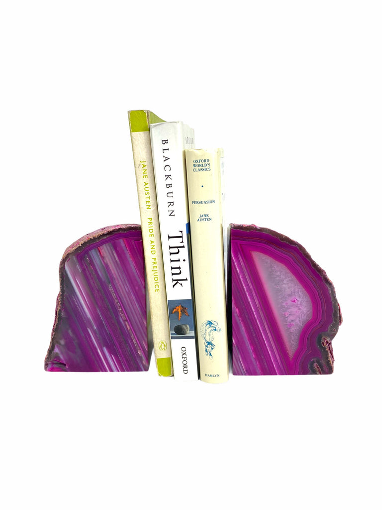 Pink Agate Bookends 1.5/KG