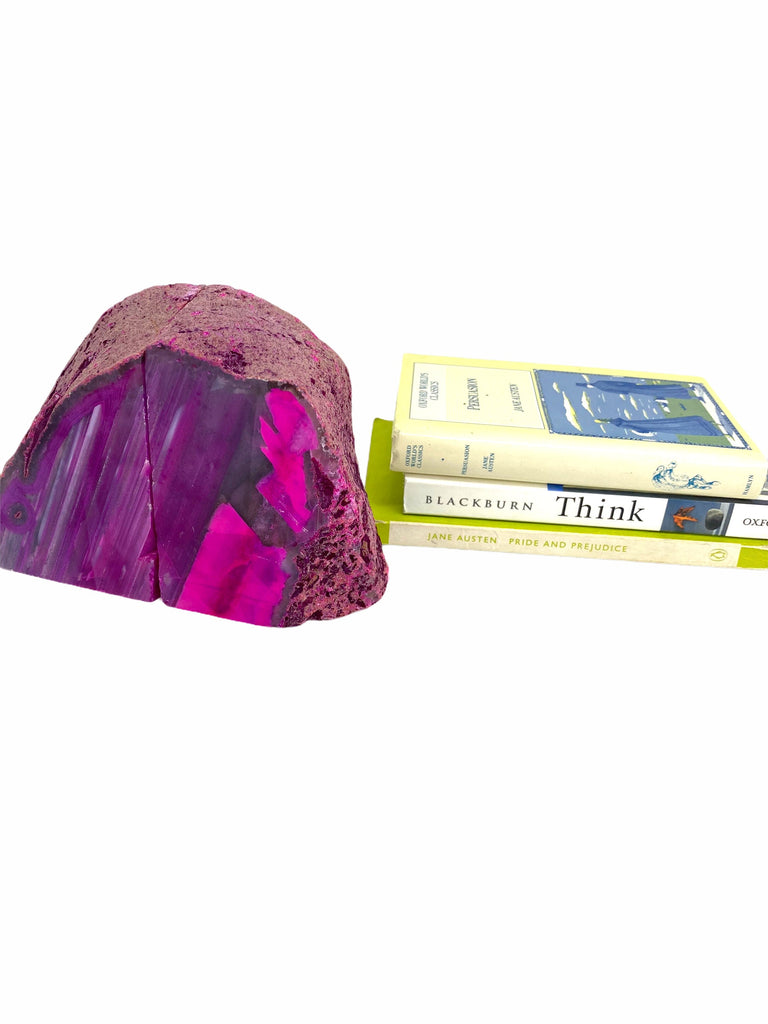 Pink Agate Bookends 1.5/KG