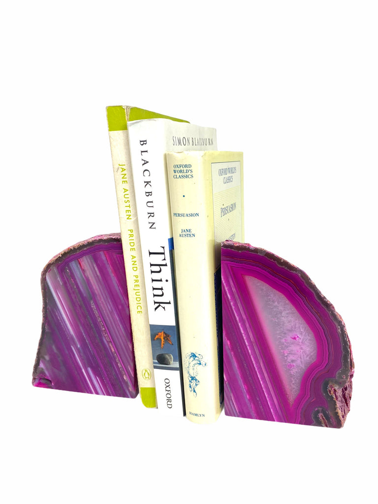 Pink Agate Bookends 1.5/KG