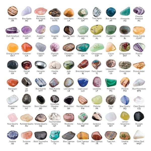 2x xsmall Mixed Tumblestone Bag 200 gram total