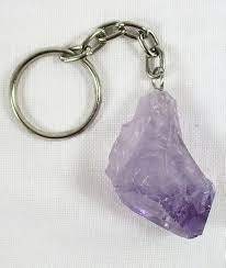 Amethyst Points Key Chain 1pc