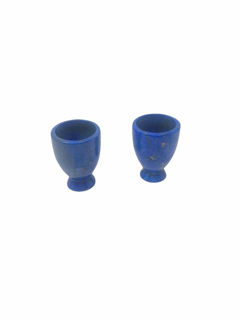 Lapis Lazuli Egg Stand Deep Blue