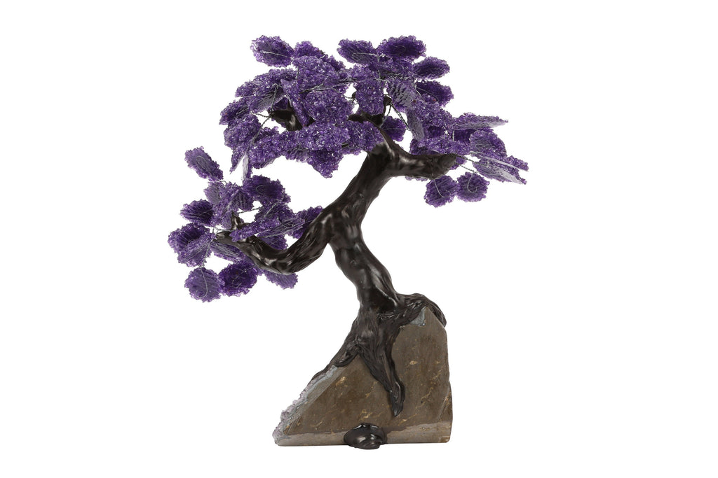 XXLarge Amethyst Clustered Gemstone Tree on Amethyst Geode Matrix (The Relaxation Tree) 42