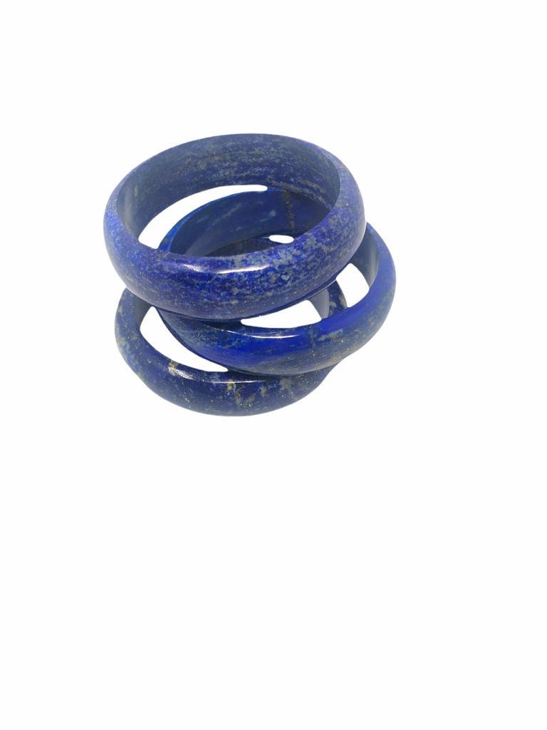 Lapis Lazuli Bangle 1pc 7cm width