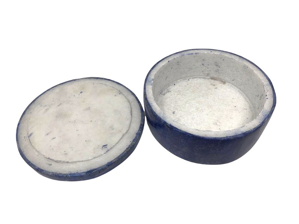 Lapis Lazuli Round Box 12.7cm