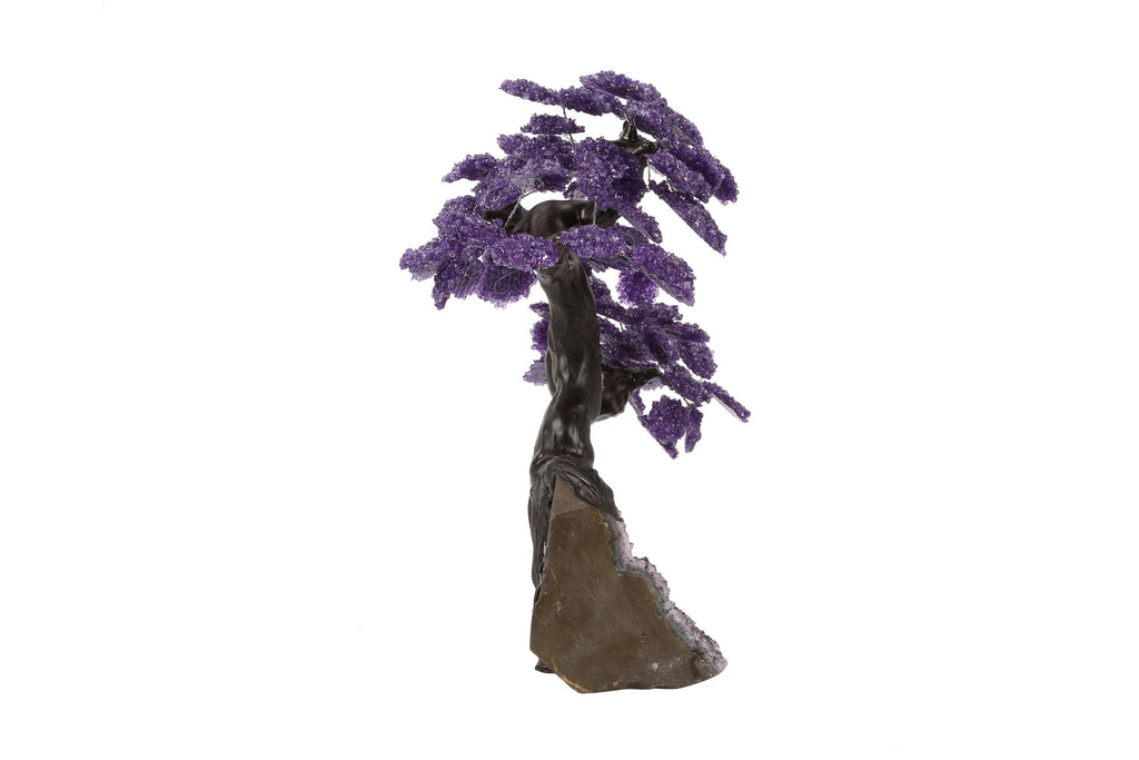 XXLarge Amethyst Clustered Gemstone Tree on Amethyst Geode Matrix (The Relaxation Tree) 42