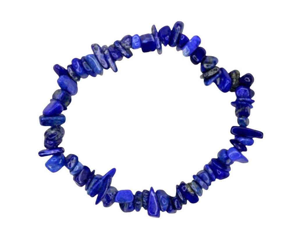 Lapis Lazuli Chip Bracelet-  Stretchy Bracelet