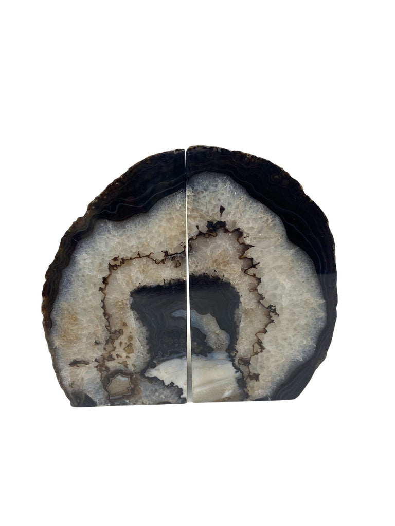 Black Agate Bookends 2KG