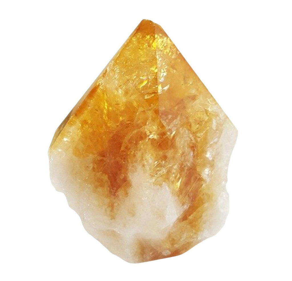 Citrine Point Cut Base 150-200grams