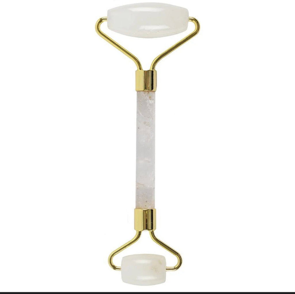Clear Quartz Massage Roller   - Natural Stone Healing Crystal Quartz