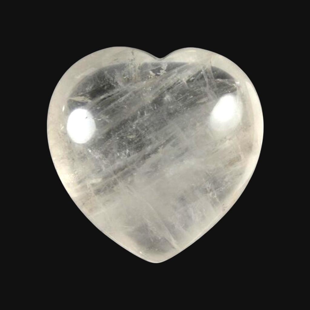 Clear Quartz Heart 3cm