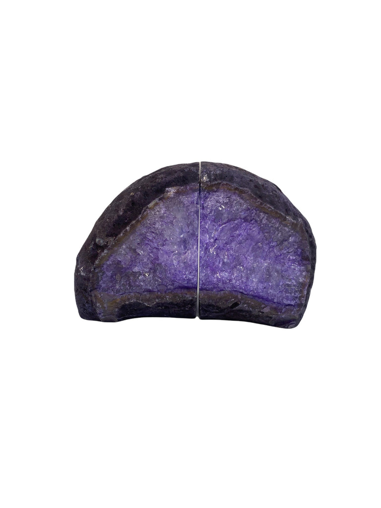 Purple Agate Bookends 2KG