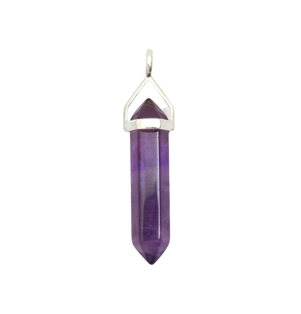 Amethyst 6 Points Pendant