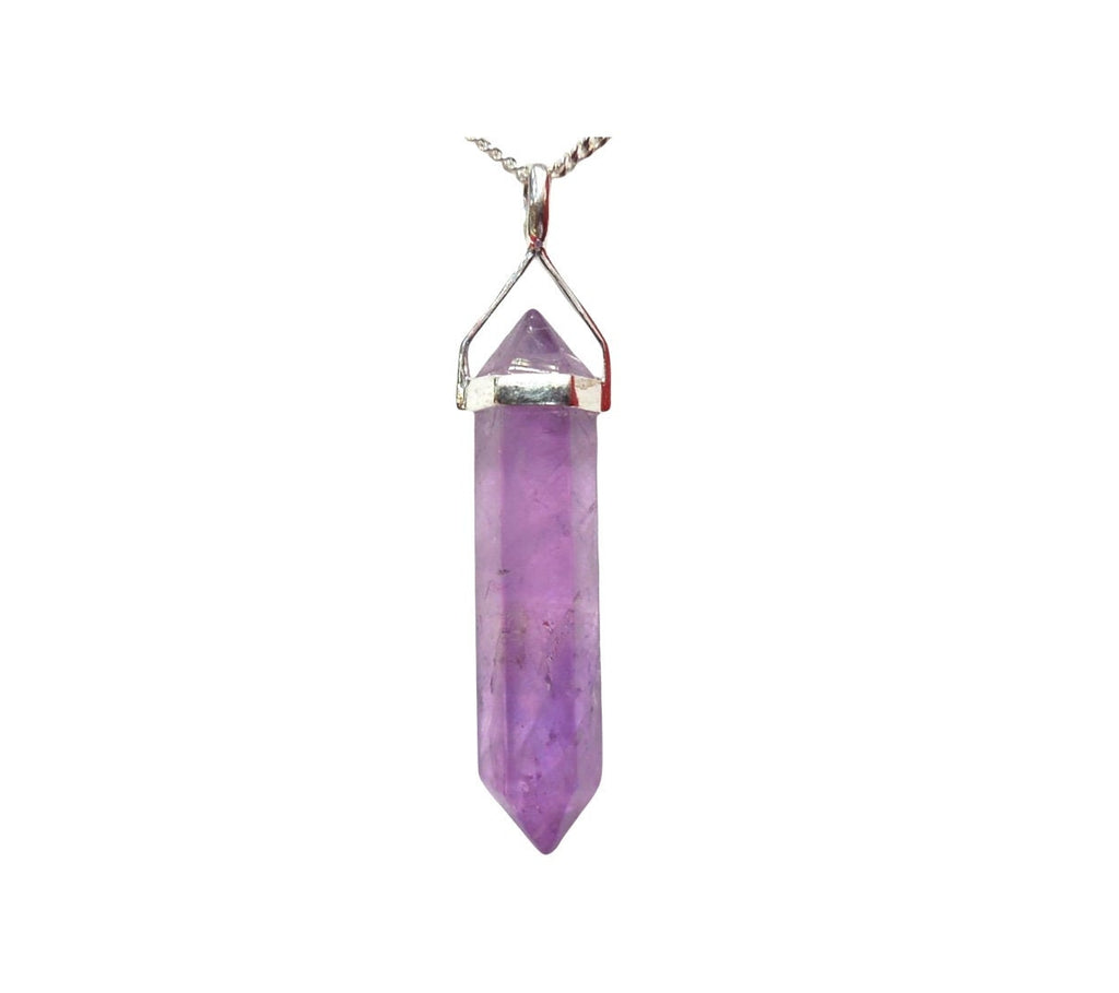 Amethyst 6 Points Pendant