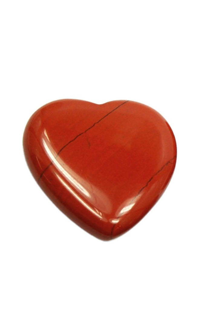 Red Jasper Heart
