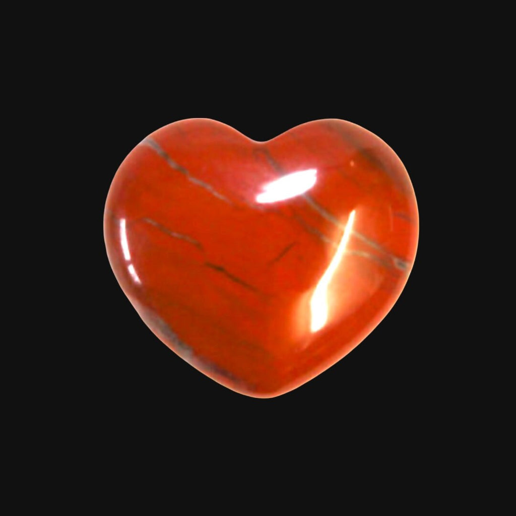 Red Jasper Heart