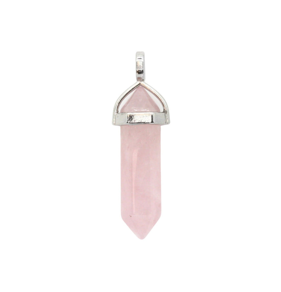 Rose Quartz Points Pendant
