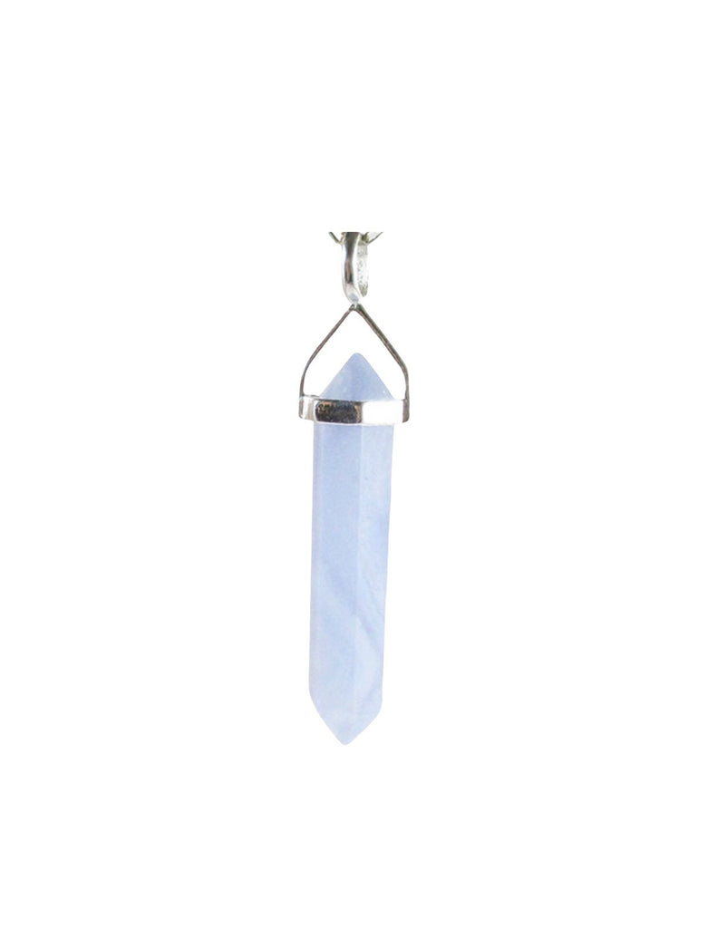 Blue Lace Agate Points Pendant