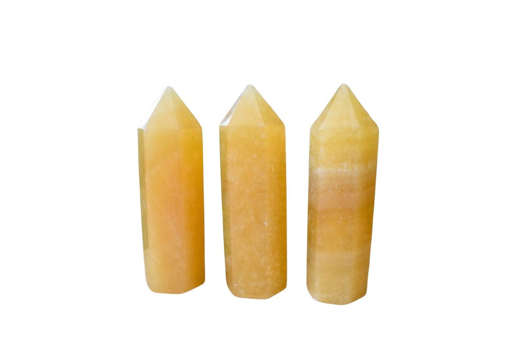 Orange Calcite Points