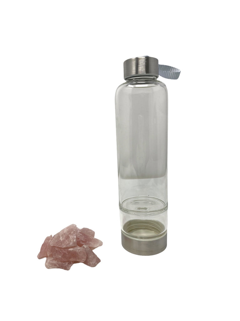 Rose Quartz Mineral Water Bottle