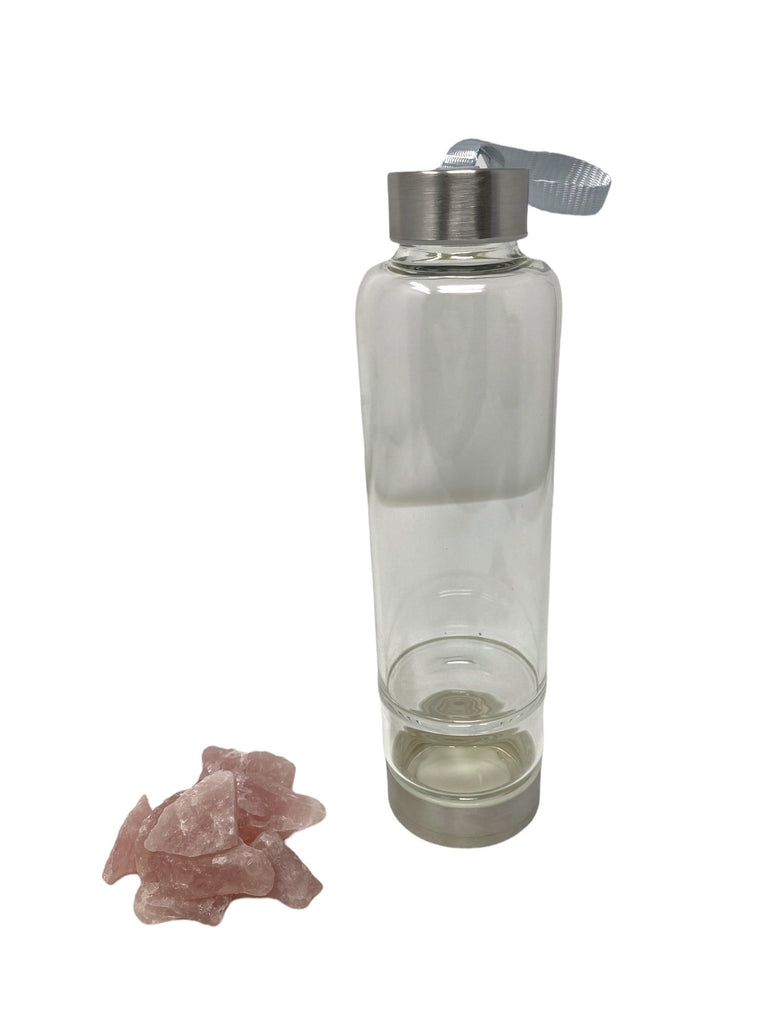 Rose Quartz Mineral Water Bottle