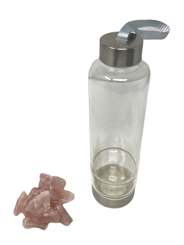 Rose Quartz Mineral Water Bottle