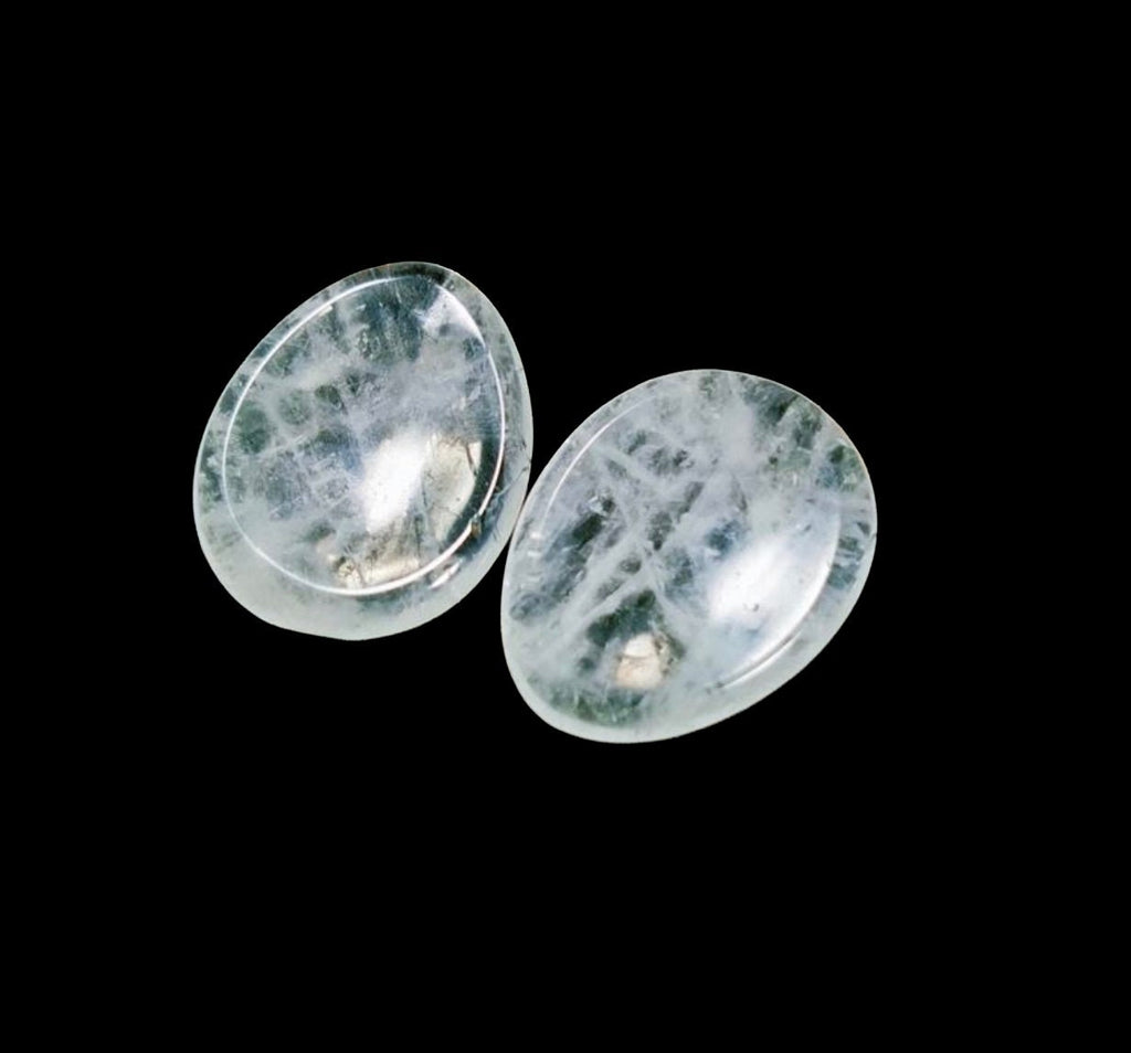 Clear Quartz Worry Stone