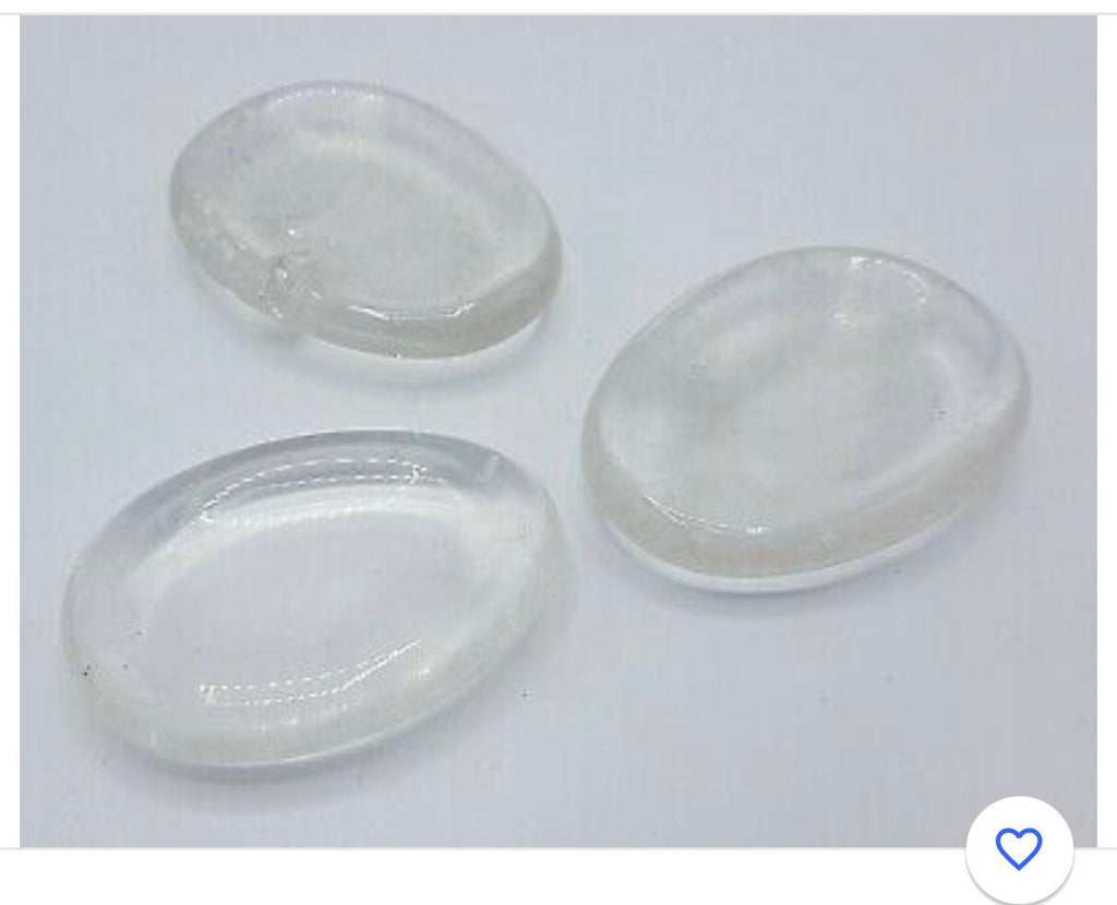 Clear Quartz Worry Stone