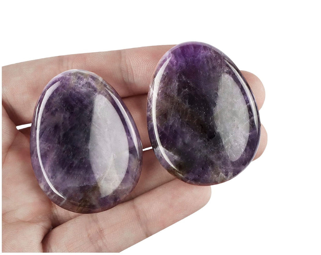 Amethyst Worry Stone