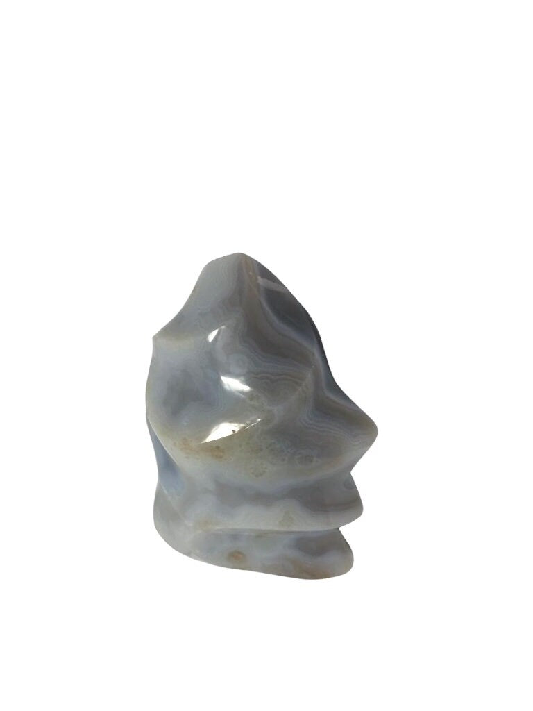 Flame Shaped Grey Agate 0.5KG