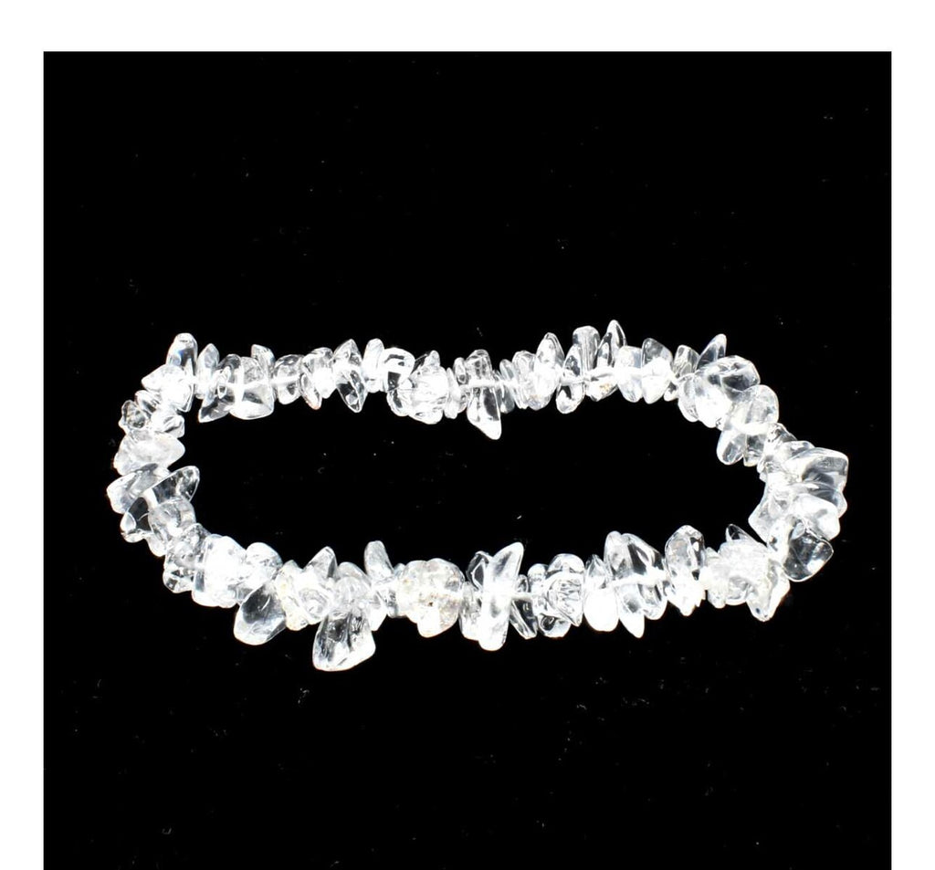 Clear Quartz Chip Bracelet