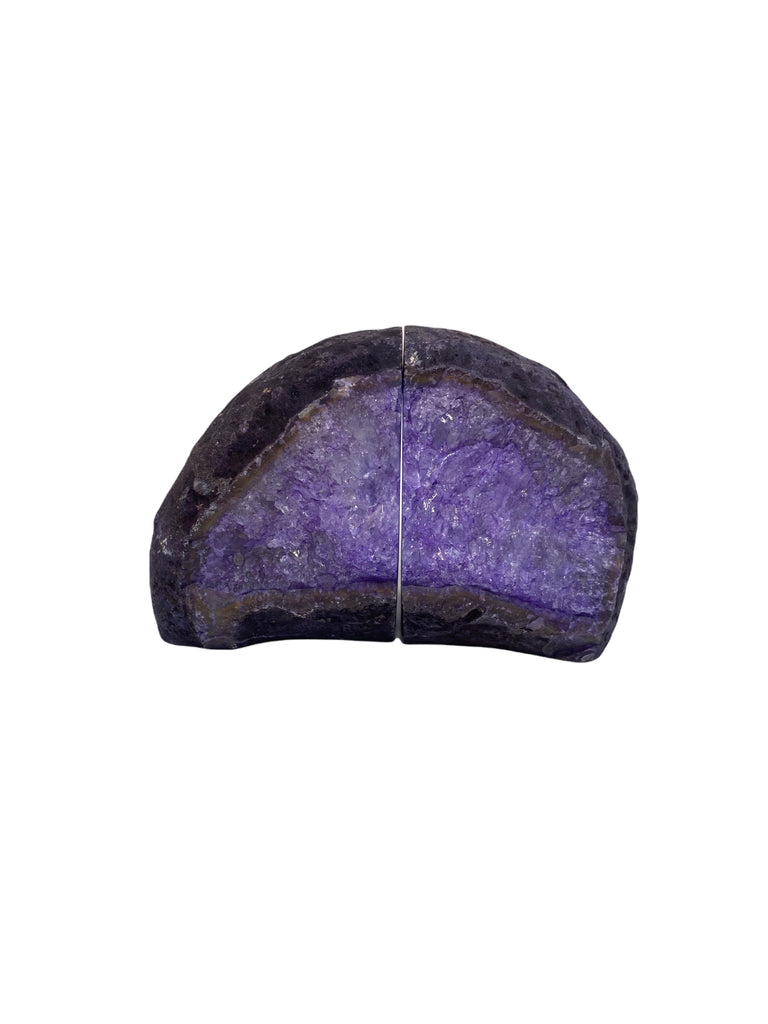 Purple Agate Bookends 2KG