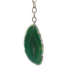 Mix Coloured Agate Keychain 1pc
